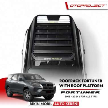 Otoproject Roofrack Fortuner With Roof Platform Rak Bagasi Atas/Atap Mobil