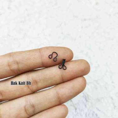 1 LUSIN HAK BH / HAK KAIT KECIL / KANCING HAK BH PUTIH