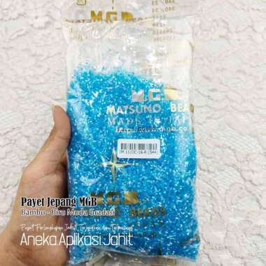 50 GRAM PAYET JEPANG MGB BAMBU PASIR BIRU MUDA GRADASI 16R (544) BAMBU