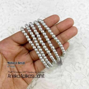 [5/6] MUTIARA BERAT 4 MM / MUTIARA RENTENG 4 MM KODE PP SOFT LILAC PP24