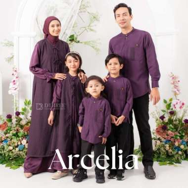 Dthree - Sarimbit Keluarga Arcelia ( Khaki ) / Baju couple keluarga / Sarimbit Keluarga Muslim Gamis