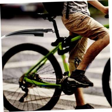 Spakbor Sepeda 1Set Depan Belakang Sepasang Dua Warna Mudguard Slebor BMX Minion Federal MTB Sepakbo