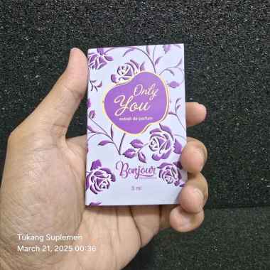 Parfum Vial Bonjour Fragrances Only You Extrait De Parfum 3ml 3 ml