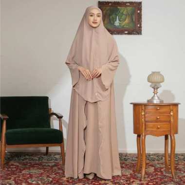 Lozy Hijab - Aisha Abaya (Abaya Dress Haji dan Umrah) Tan