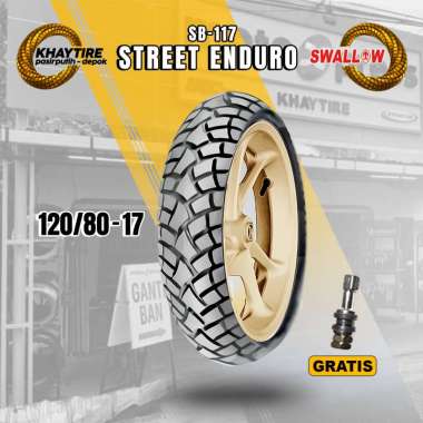 Ban Motor Moge // SWALLOW STREET ENDURO 120/80-17 Tubeless