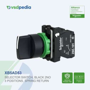 SCHNEIDER SELECTOR SWITCH 3 POSISI XB5AD53