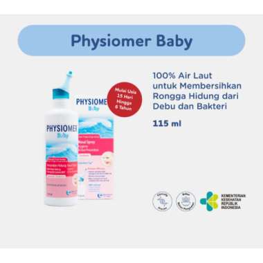 Physiomer Isotonik Baby 115ml - Semprotan Hidung 100% Air Laut untuk Membersihkan Rongga Hidung Bayi
