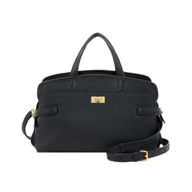 Anya Hindmarch Wilson Crossbody Bag Grain Leather Black Black