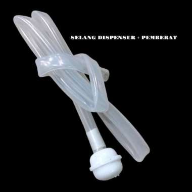 Selang Silikon+Pemberat Pompa Dispenser Selang Air Galon Dispenser Selang Pompa Galon Elektrik