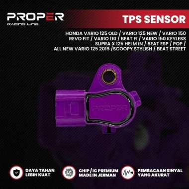 PROPER RACING LINE SENSOR TPS VARIO 110 125 150 BEAT FI SUPRA X 125 FI SCOOPY FI ESP UPGRADE KIRIAN 
