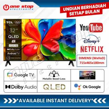 [GARANSI RESMI] TCL 32S4K / S4K HD QLED Google TV 32 Inch