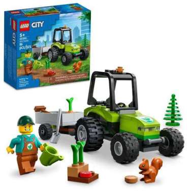 LEGO City - 60390 Park Tractor Set Building Kid Toy Truck Vehicles Farm Harvester Forest Transport F