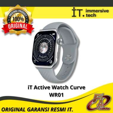 IT Active Watch Curve WR01 Smartwatch - Garansi Resmi IT Indonesia Gray