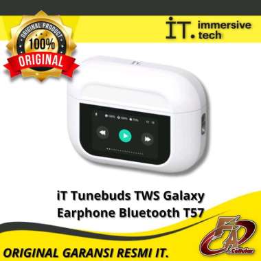 IT Tunebuds TWS Galaxy Earphone Bluetooth T57 Original Black