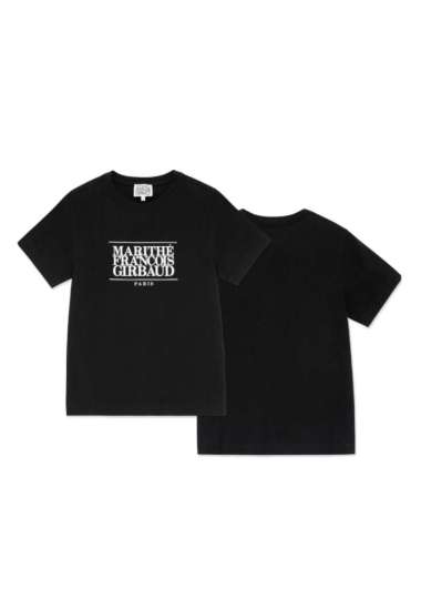 Marithe Francois Girbaud W CLASSIC LOGO TEE - Black