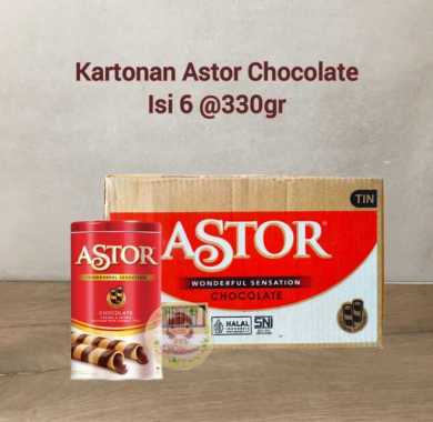 Astor kaleng 1 dus 6 kaleng astor wafer stick 330gr besar 156gr kecil ( ds b ASTOR 330GR 1 KARTON