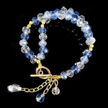 Gelang Tasbih Wanita Kristal 33 Butir - A506 A2