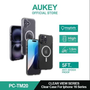 AUKEY iPhone 16 Magsafe Clear Case Premium PC-TM20 iPhone 16