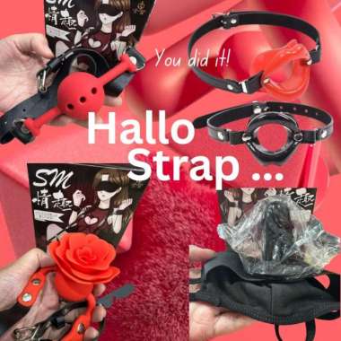 Alat Bantu Ball Strap - Tali Strap Mainan Wanita dan Pria Dewasa