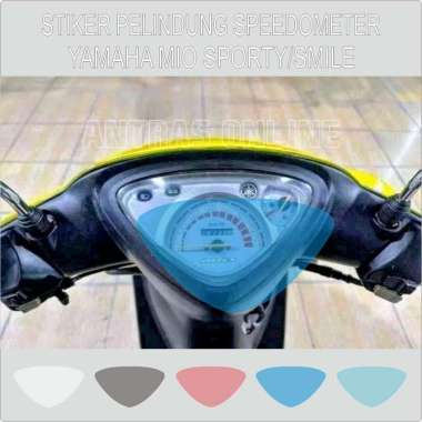 Stiker Anti Gores Pelindung Spido Mio Sporty/Mio Smile Sticker Speedometer Biru