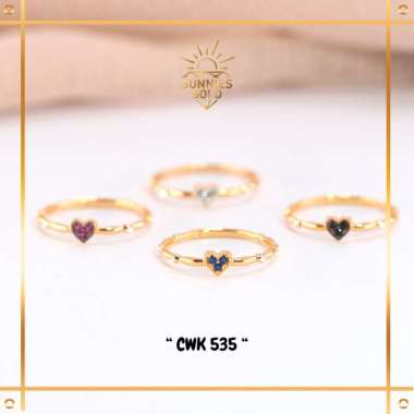CINCIN WANITA TERBARU MODEL LOVE PERMATA EMAS ASLI EMAS MUDA KADAR 6K (300) & 8K (375) CINCIN WANITA
