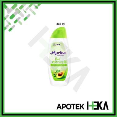Marina Handbody Lotion Natural Rich Moisturizing - Avocado & Olive Oil 335 ml