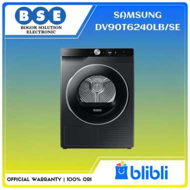 Dryer Samsung DV90T6240LB/SE kapasitas 9 Kg Laundry Front Load Dryer Samsung DV90T6240LB