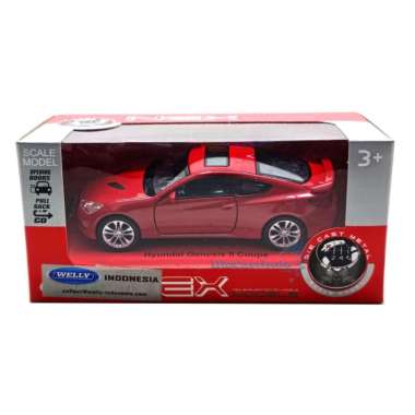 Welly Nex 1:34 - Hyundai Genesis II Coupe Merah