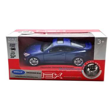 Welly Nex 1:34 - Hyundai Genesis II Coupe Biru