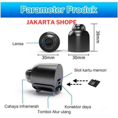 Kamera Pengintai mini WIFI Hidden Spy camera HD CCTV Mini Cam Simpan video Pemantauan jarak jauh Ter