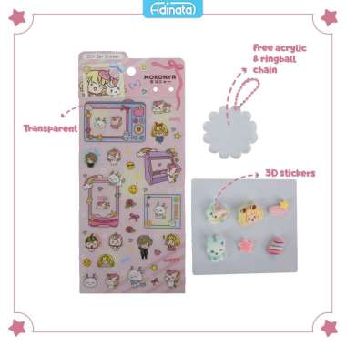 Mokonya DIY Set Stickers 2550-6190 / Stiker - Adinata