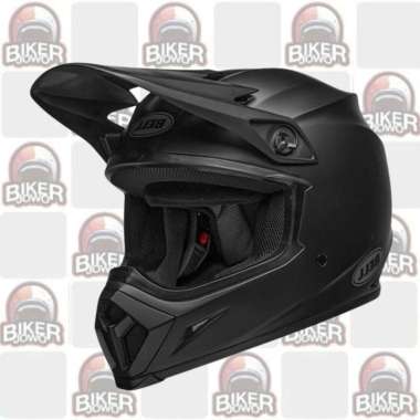Bell MX-9 Mips Helm Cross Helm Retro Fullface Cross Classic Helmet MATTE BLACK