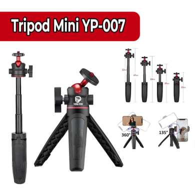 Tripod Mini Mirrorless Camera & Smartphone, Tripod Vlogger
