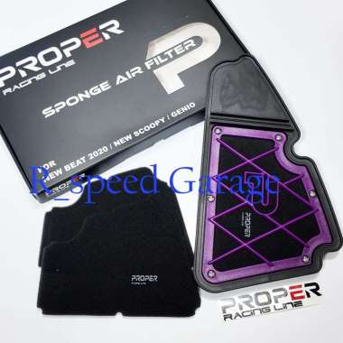 FILTER UDARA GEN 2 SPONGE FILTER PROPER GENIO BEAT DELUXE SCOOPY NEW 2021 BEAT STREET