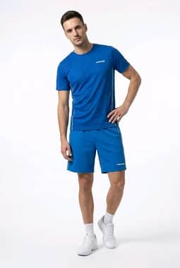 Celana Training Pendek olahraga Pria Short Pants Blue