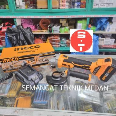 CAGLI1002 GERINDA BATERAI CORDLESS GRINDER 4" BRUSHLESS 4" 4AH INGCO