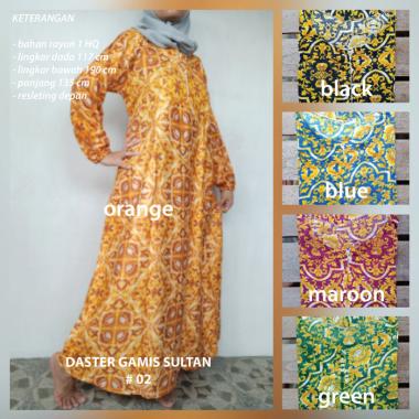 Daster Gamis / Daster Muslim 2 Orange
