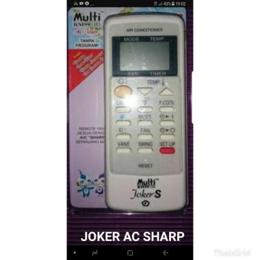 remote ac sharp joker ac-S