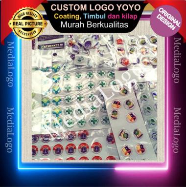 CUSTOM LOGO YOYO ID CARD-NAMETAG // 8 cm
