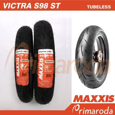Sepasang Ban Yamaha Fino 125 (sebelum 2018) Tubeless Maxxis Victra