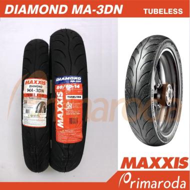 Sepasang Ban Yamaha Fino 125 (sebelum 2018) Tubeless Maxxis Diamond