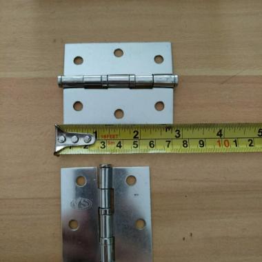 engsel jendela tipis plat 1mm 3" window hinges 3inchi