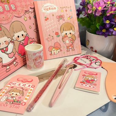 Paket Stiker Label Selotip Roll Washi Tape - MOTIF CUTE TRANSPARAN VARIAN SZ ALL SERIES - washi tape