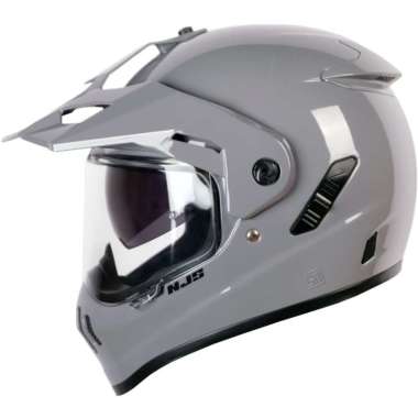 NJS S-CROSS Solid - Helm NJS Semi Cross Helm Adventure SCross S BLACK