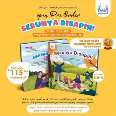Buku Anak Boardbook SERUNYA DISAPIH + Buku Panduan Ortu SIAP MENYAPIH