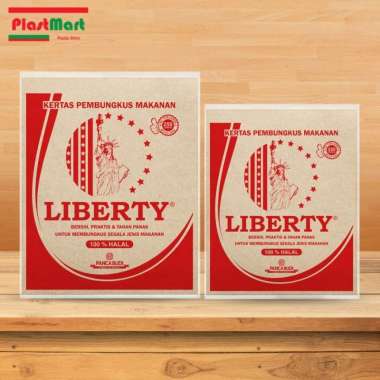 Kertas Nasi Liberty / Kertas Nasi Coklat / Kertas Alas Laminasi Besar