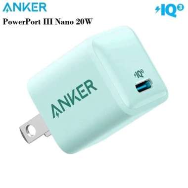 ANKER A2633 - PowerPort III Nano 20W - Support PD 20W and PowerIQ 3.0 Hijau