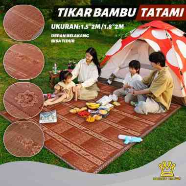 FREE BAG Tikar Bambu Tatami D