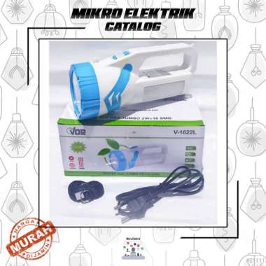 Senter LED Jumbo VDR V-1622L / Senter Cas LED