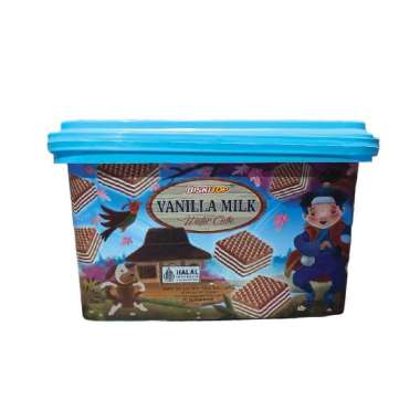 BISKITOP WAFER CUBE VANILLA 180 GR - VP